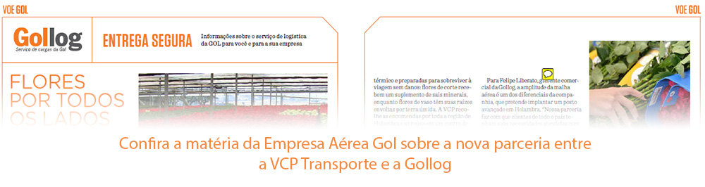 Parceria VCP Transporte e Gollog